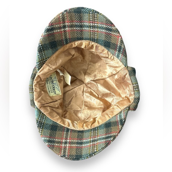 LOCHCARRON Wool Tweed Deerstalker Sherlock Holmes Hat VINTAGE DEADSTOCK - Picture 5 of 8
